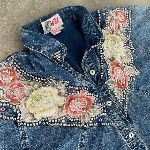 Vintage Western Denim Dress - Picture 8 of 11